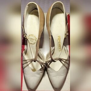 I.Miller Beautiful Shoes  Vintage 40/50 Pumps Made for Pomeroy's Dept Store